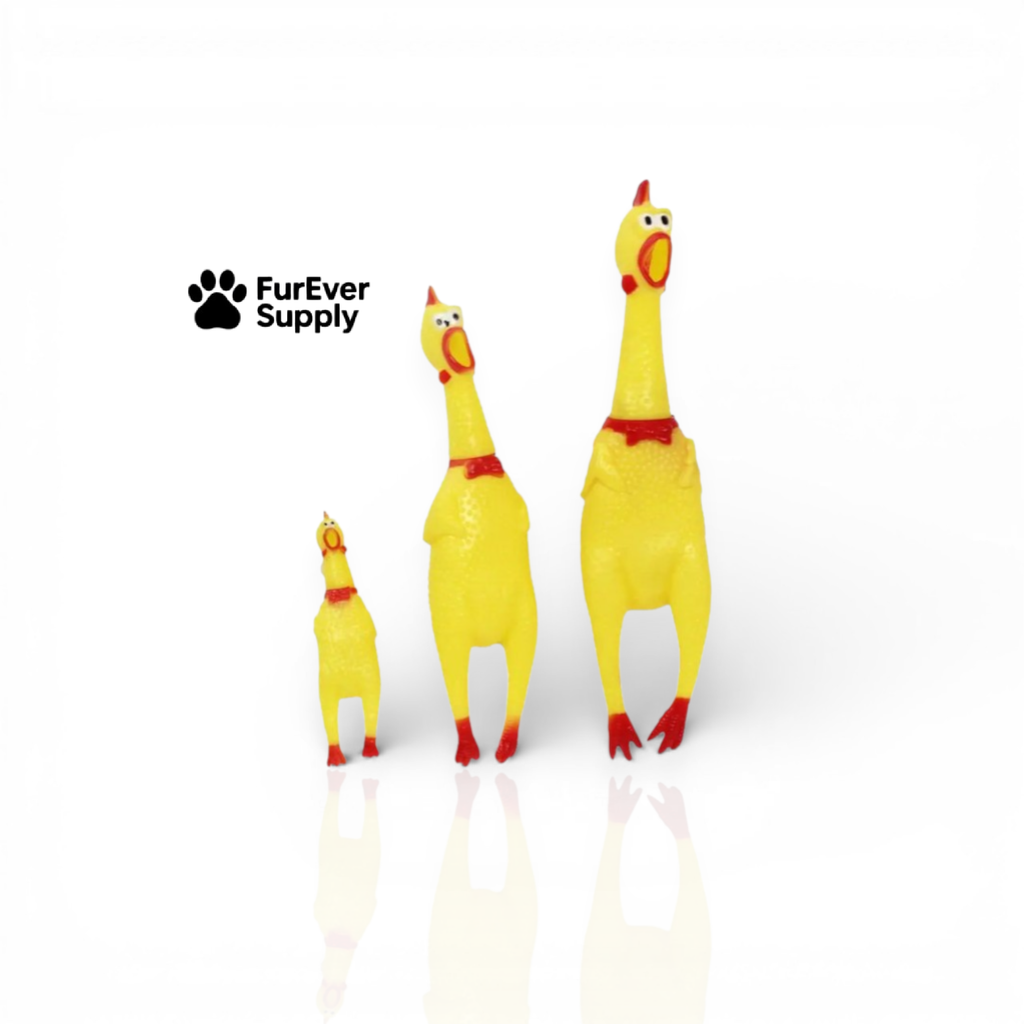 Screaming Chicken Dog toy