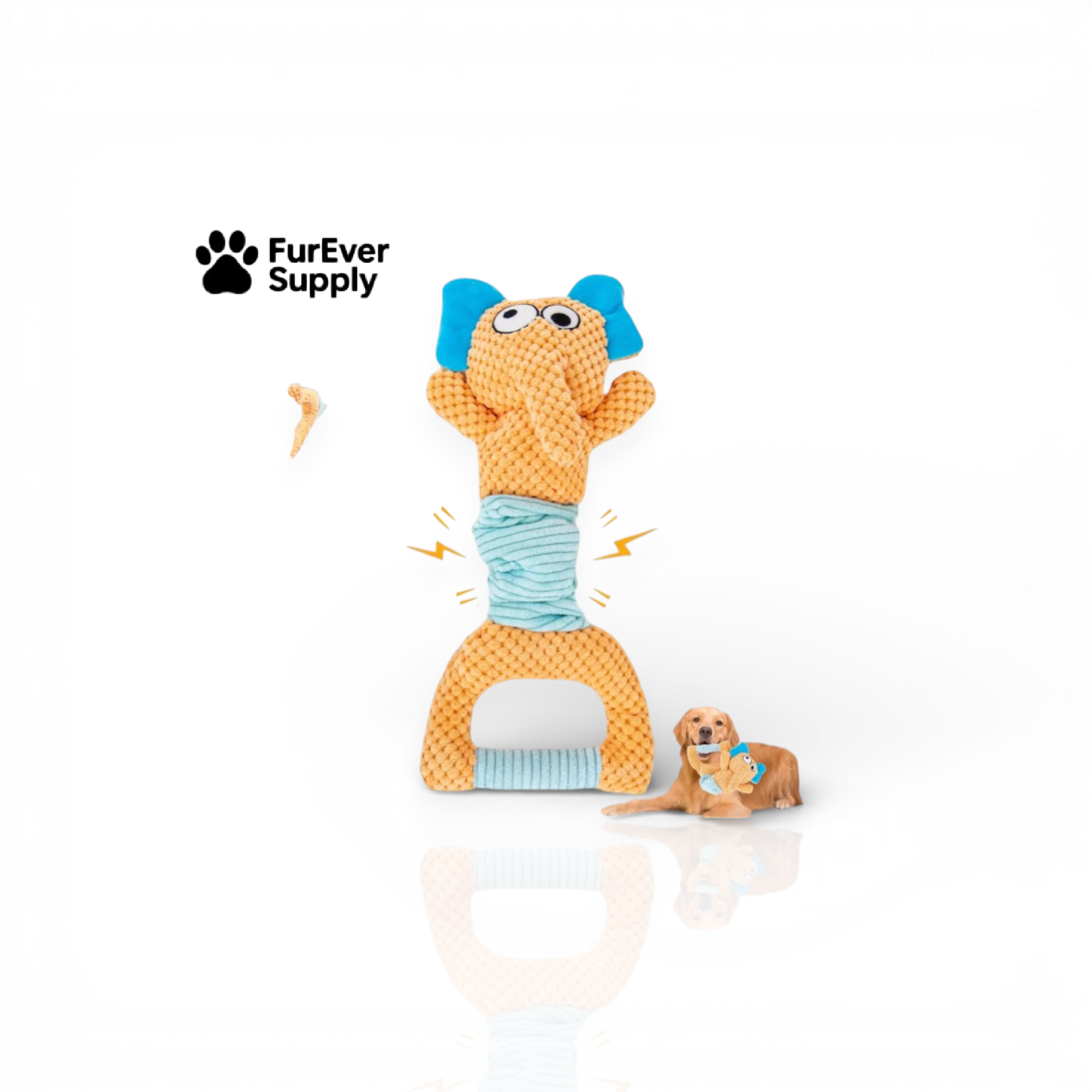 Squeek & Crinkle Elephant Toy